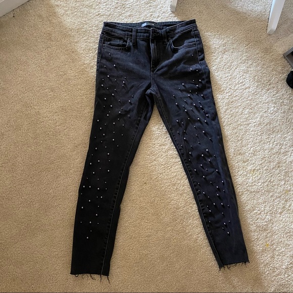 Joe’s jeans pearl jeans high rise charcoal grey - Picture 3 of 8